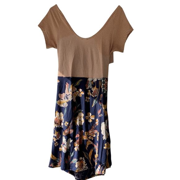 PACT Dress Sz XL Criss Cross Open Back Organic Cotton Active Hiking Earthy Eco - Picture 1 of 6